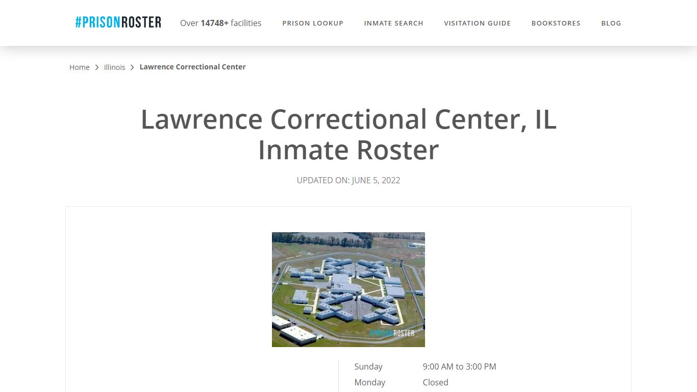 Lawrence Correctional Center, IL Inmate Roster - Prisonroster